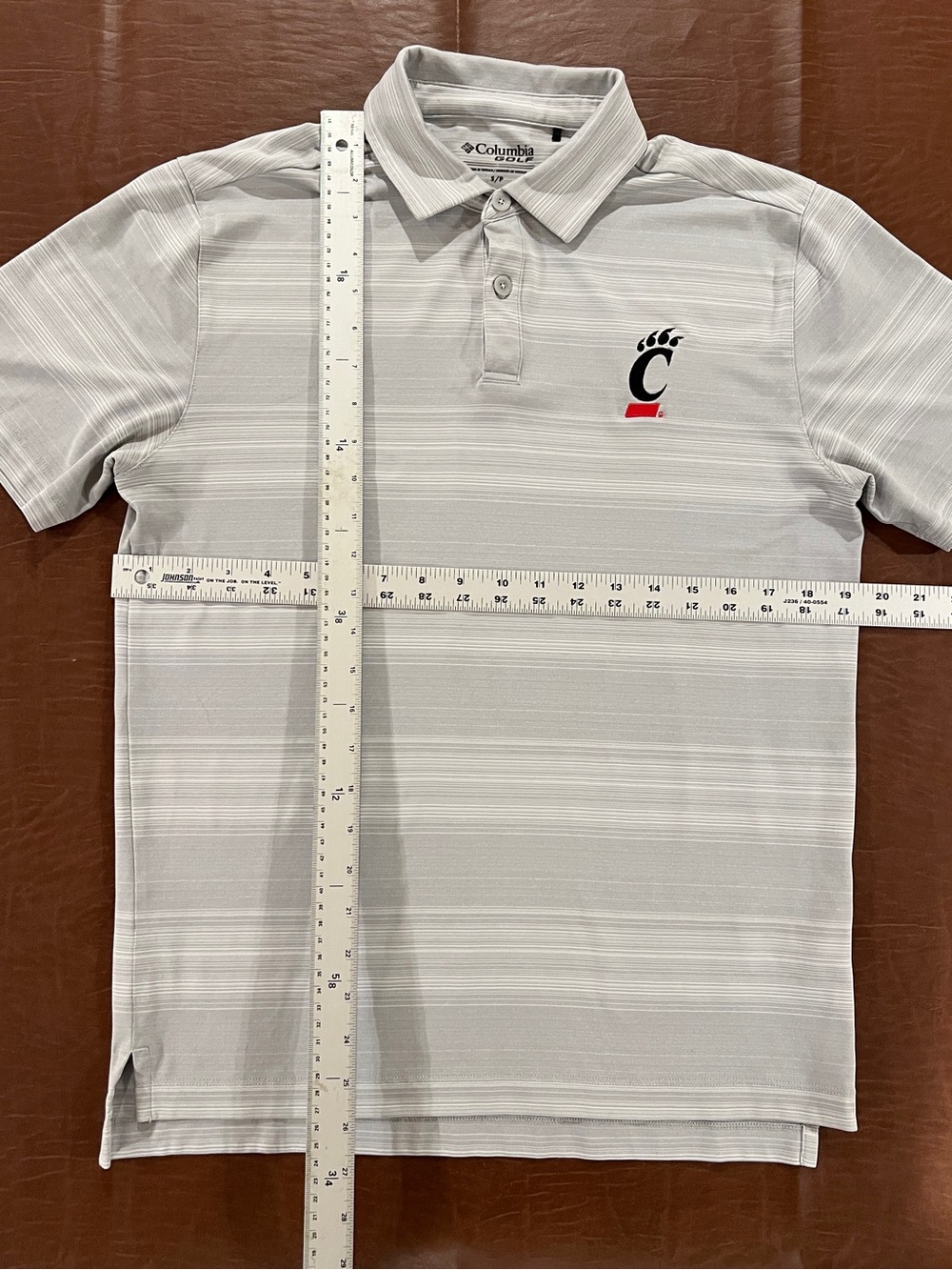 Columbia Golf University of Cincinnati Bearcats Men’s Polo Shirt - Size Small - Picture 11 of 13